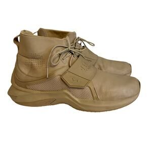PUMA X Fenty The Trainer Hi Sneakers 190398-03 Womens 9.5 Tan Sport Gym Athletic